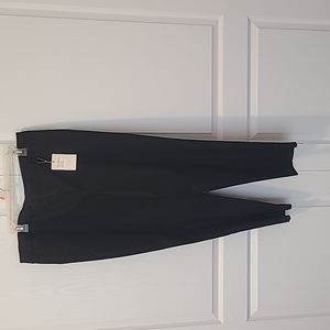 Black slim leg pants